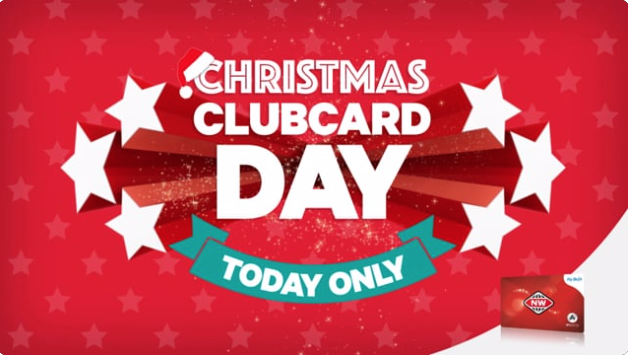 Christmas Clubcard Day - Today